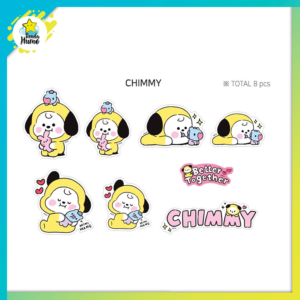 BT21 OFFICIAL - REMOVABLE STICKER [LITTLE BUDDY]