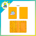 BT21 OFFICIAL - LEATHER PATCH CARD CASE [LITTLE BUDDY]