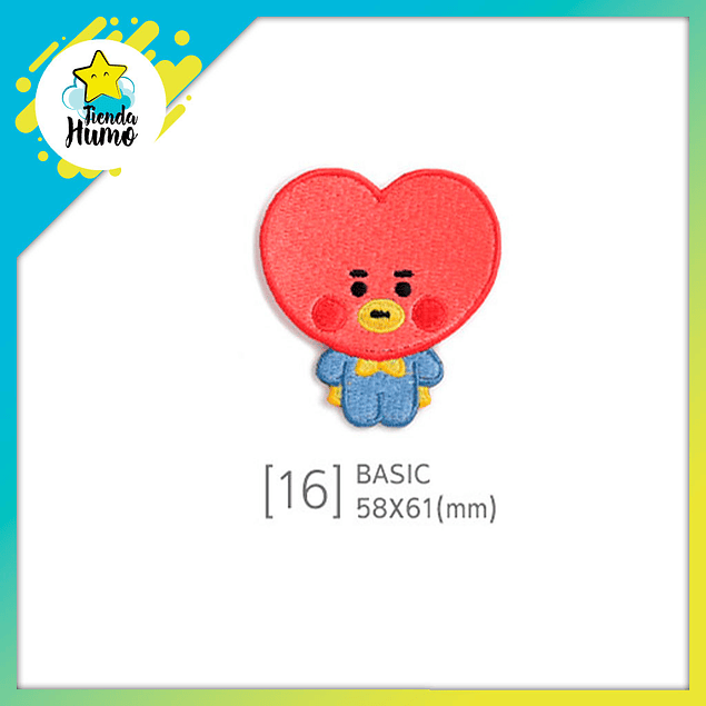 BT21 OFFICIAL - BABY WAPPEN BADGE S TATA