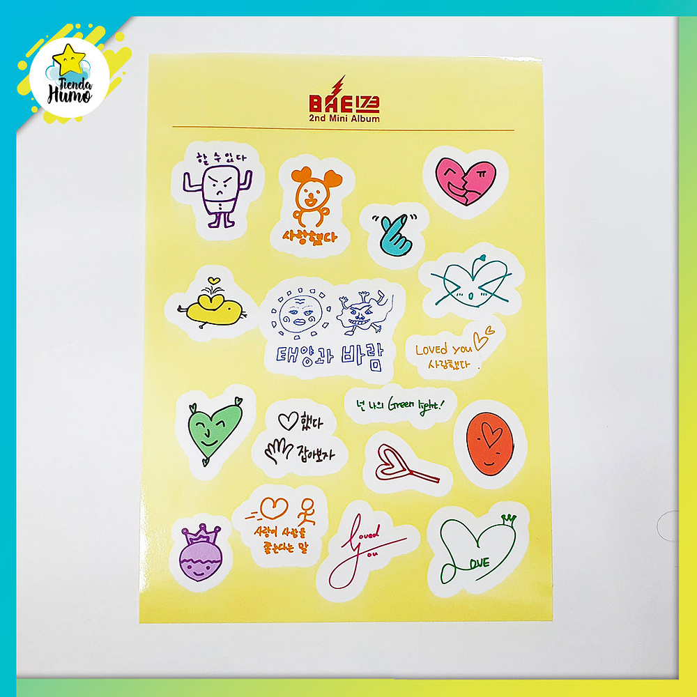 BAE173 - 2ND MINI ALBUM STICKER SET