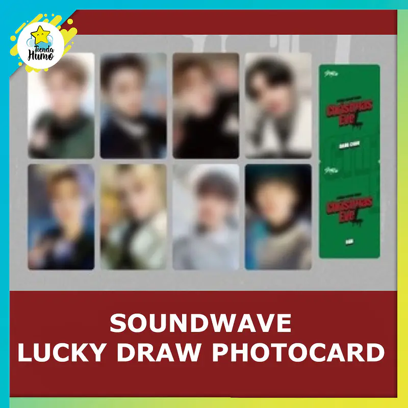 STRAY KIDS - CHRISTMAS EVEL PVC LUCKYDRAW SOUNDWAVE PHOTOCARD 1