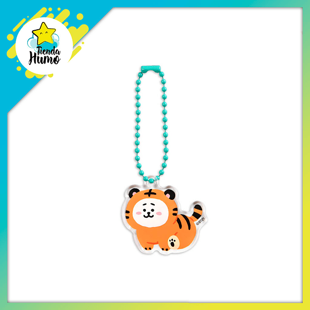 BT21 OFFICIAL - ACRYLIC SIMPLE KEYRING (TIGER)