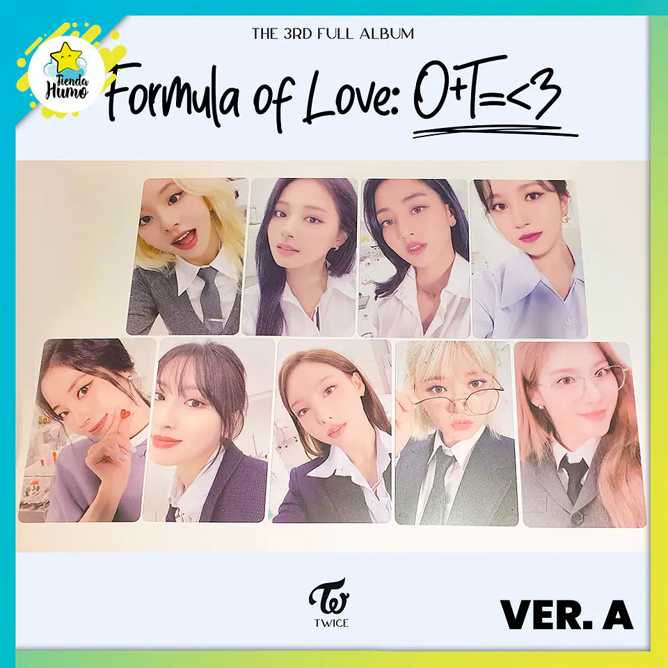 TWICE - SOUNDWAVE PVC LUCKYDRAW FORMULA OF LOVE PHOTOCARD (Ver. A) 1