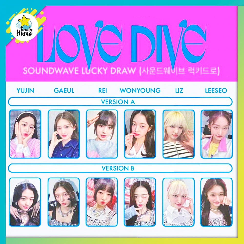 IVE - LOVE DIVE SOUNDWAVE LUCKY DRAW PHOTOCARD