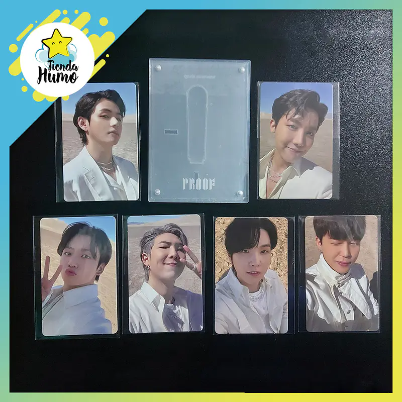 BTS - PROOF LIMITED WEVERSE SHOP BENEFIT PHOTOCARD + MARCO ACRÍLICO  1