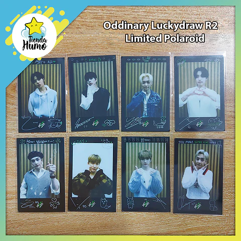 STRAY KIDS - ODDINARY LUCKYDRAW ROUND 2 LIMITED POLAROID 