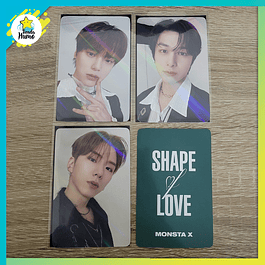 MONSTA X - SHAPE OF LOVE WITHMUU LUCKY DRAW LIMITED HOLOGRAM