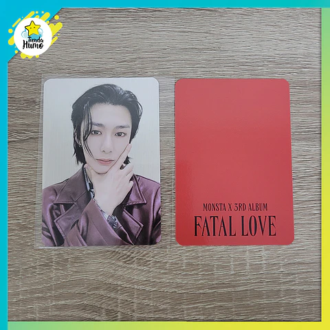 MONSTA X - FATAL LOVE WITHDRAMA LUCKY DRAW LIMITED 