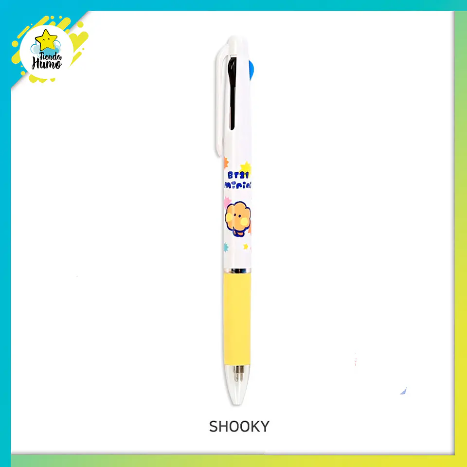 BT21 OFFICIAL - 3 COLOR BALL PEN (MININI)  4