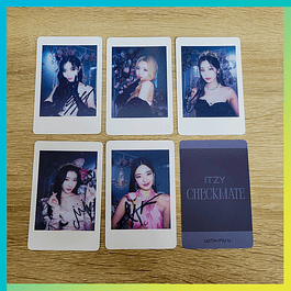 ITZY - CHECKMATE WITHMUU PHOTOCARDS TYPE POLAROID
