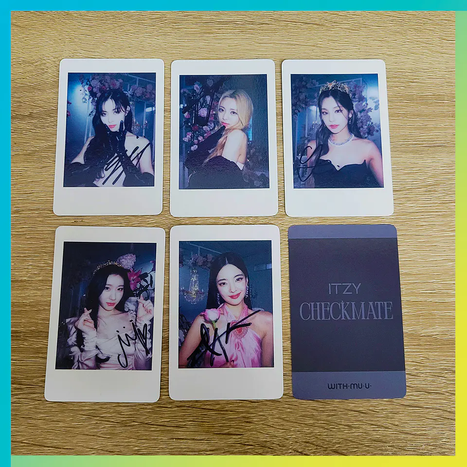 ITZY - CHECKMATE WITHMUU PHOTOCARDS TYPE POLAROID 1