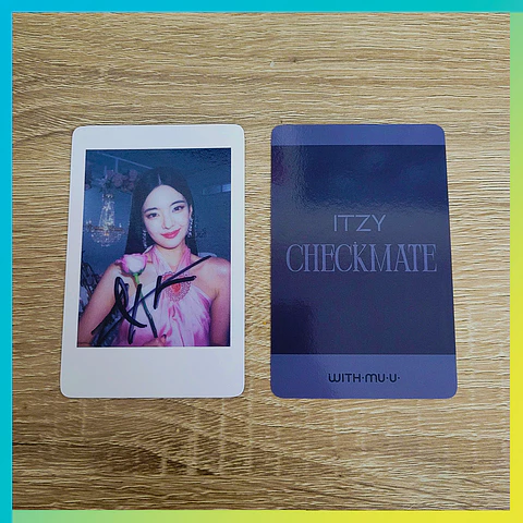 ITZY - CHECKMATE WITHMUU PHOTOCARDS TYPE POLAROID