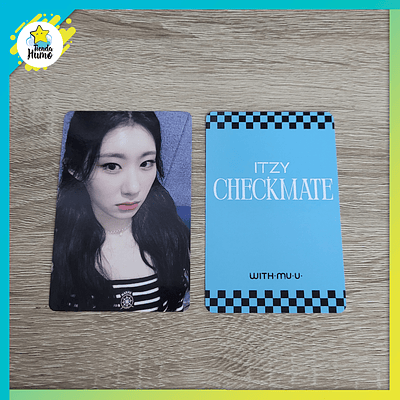 ITZY - CHECKMATE WITHMUU FANSIGN EVENT LIMITED PHOTOCARD