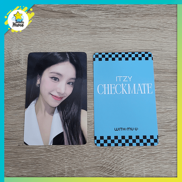 ITZY - CHECKMATE WITHMUU FANSIGN EVENT LIMITED PHOTOCARD