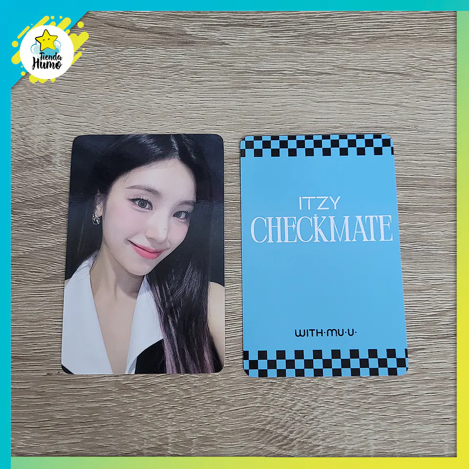 ITZY - CHECKMATE WITHMUU FANSIGN EVENT LIMITED PHOTOCARD 5
