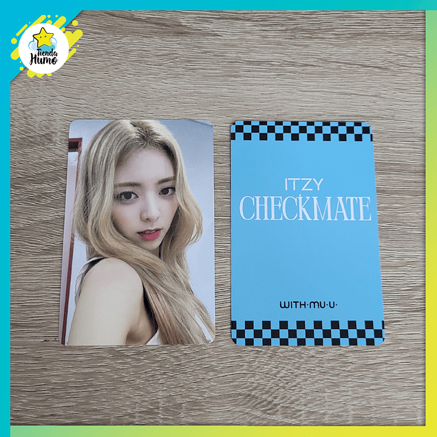 ITZY - CHECKMATE WITHMUU FANSIGN EVENT LIMITED PHOTOCARD