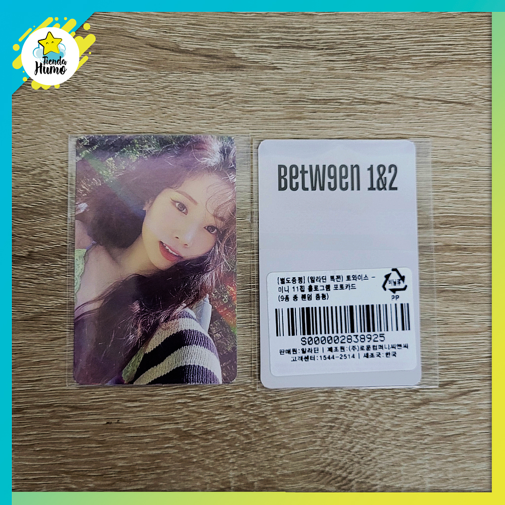 TWICE - BETWEEN 1&2 ALADDIN LIMITED PHOTOCARD