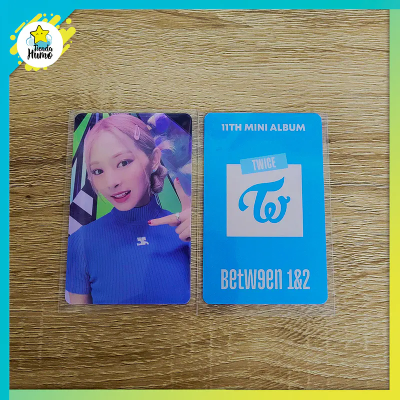 TWICE - BETWEEN 1&2 SOUNDWAVE PVC LUCKYDRAW SELFIE PHOTOCARD (B Ver.) 2