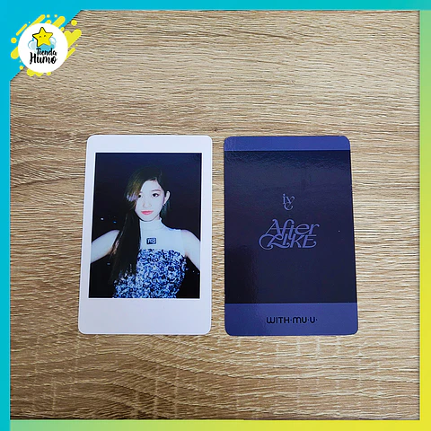 IVE - AFTER LIKE WITHMUU LIMITED PHOTOCARD CONCEPT POLAROID