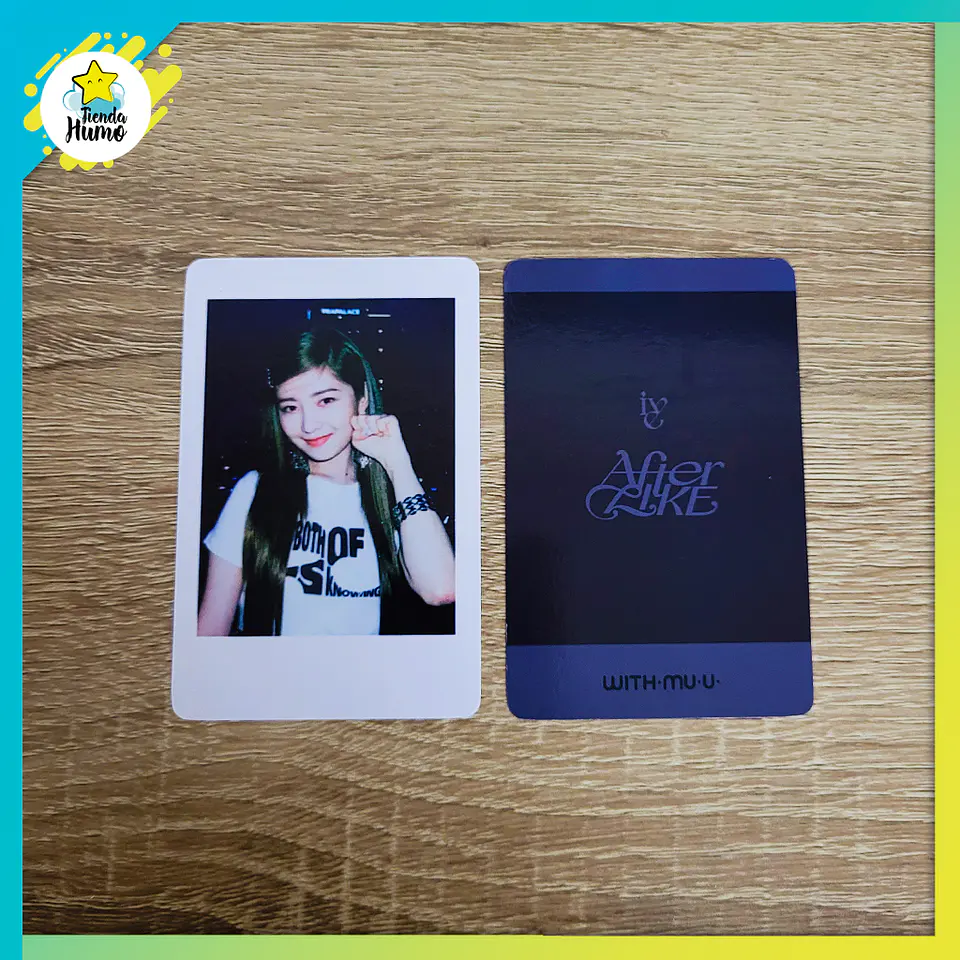 IVE - AFTER LIKE WITHMUU LIMITED PHOTOCARD CONCEPT POLAROID 4