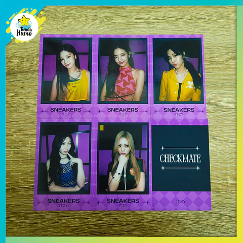 ITZY - CHECKMATE SOUNDWAVE PHOTOCARD TYPE POLAROID