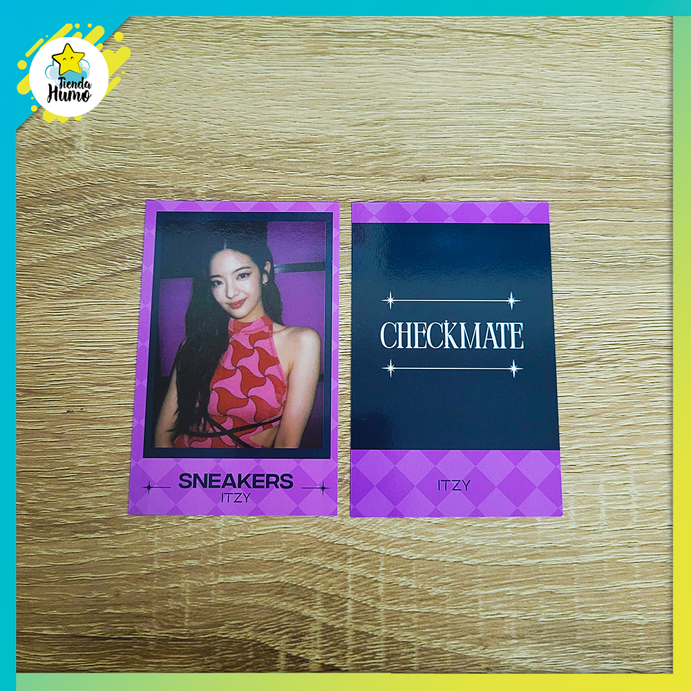 ITZY - CHECKMATE SOUNDWAVE PHOTOCARD TYPE POLAROID