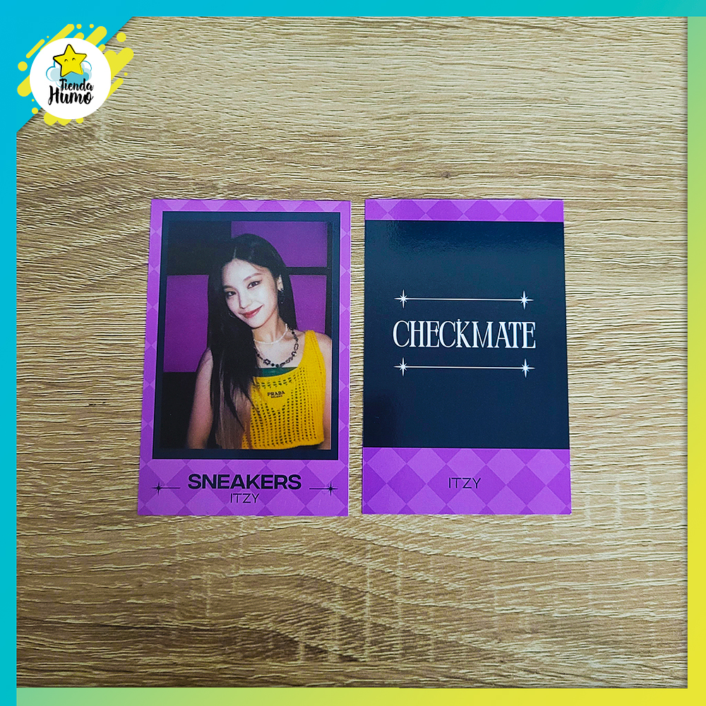 ITZY - CHECKMATE SOUNDWAVE PHOTOCARD TYPE POLAROID