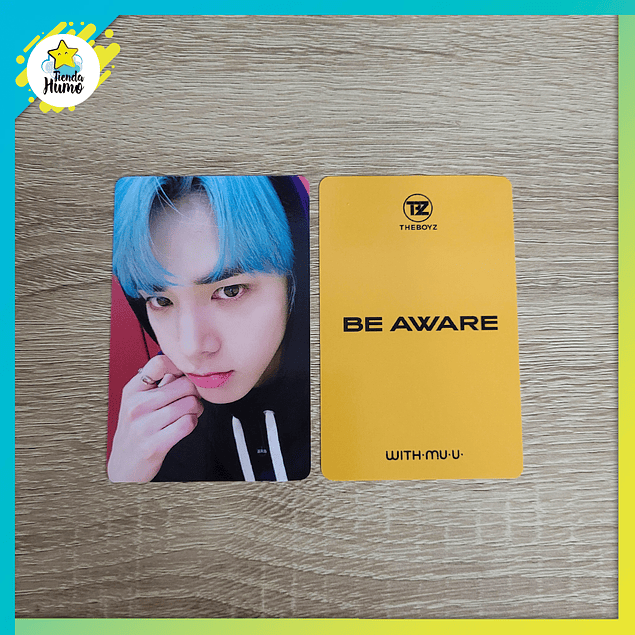 THE BOYZ - BE AWARE WITHMUU VER 2 LIMITED PHOTOCARD