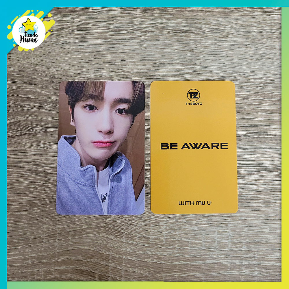 THE BOYZ - BE AWARE WITHMUU VER 2 LIMITED PHOTOCARD