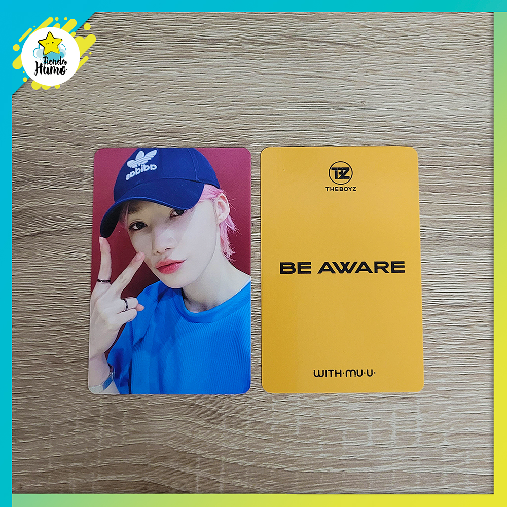 THE BOYZ - BE AWARE WITHMUU VER 2 LIMITED PHOTOCARD