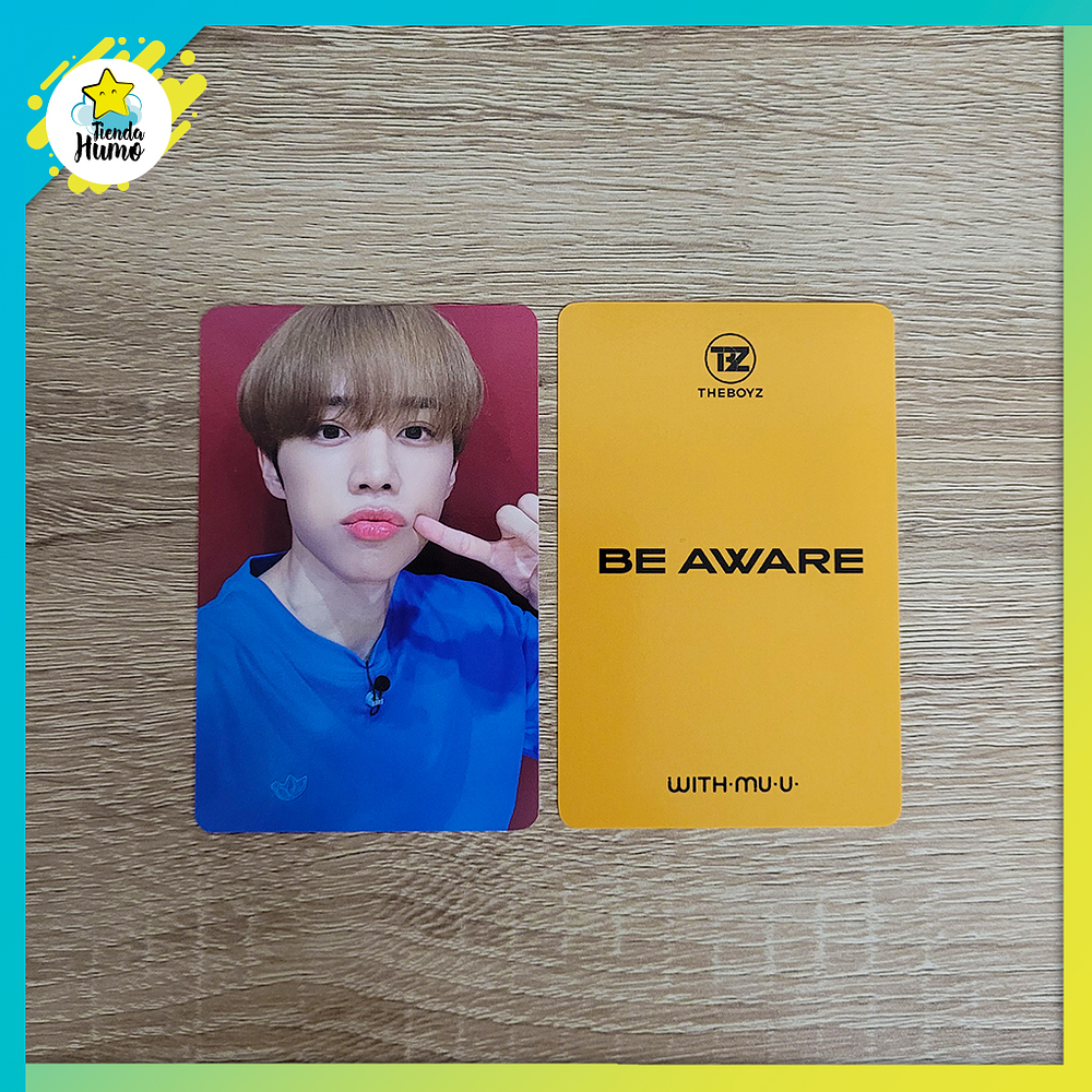 THE BOYZ - BE AWARE WITHMUU VER 2 LIMITED PHOTOCARD