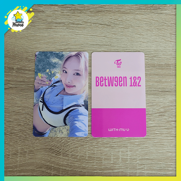 TWICE - BETWEEN 1&2 WITHMUU LUCKY DRAW PVC VER A