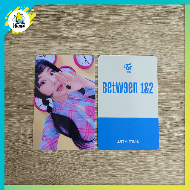 TWICE - BETWEEN 1&2 WITHMUU LUCKY DRAW PVC VER B