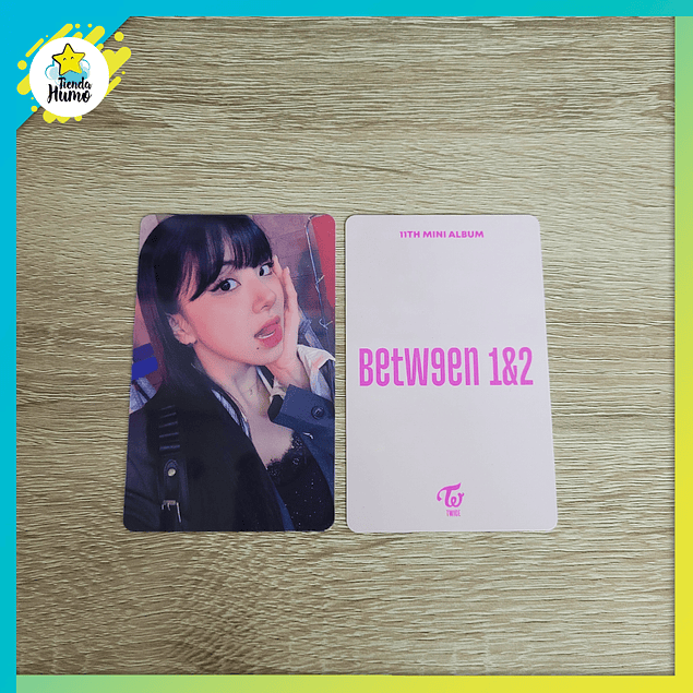 TWICE - BETWEEN 1&2 MUSIC PLANT LUCKYDRAW LIMITED PHOTOCARD VER A