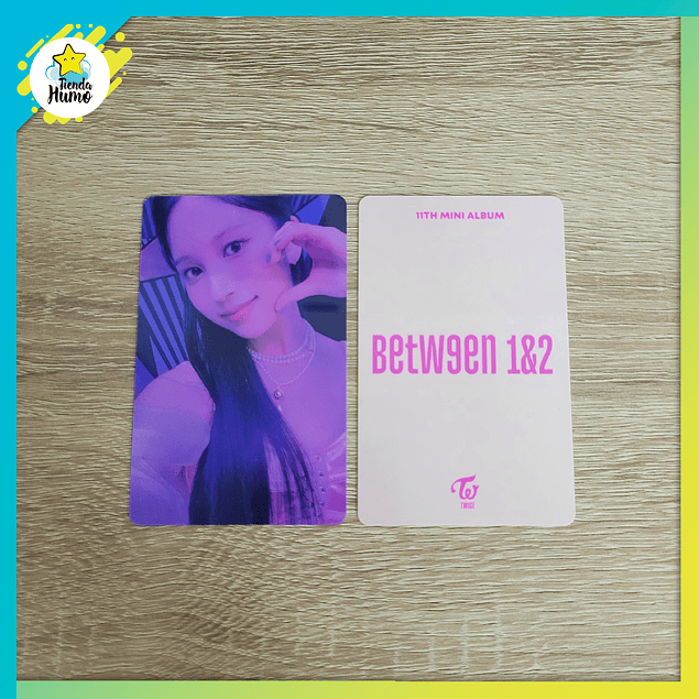 TWICE - BETWEEN 1&2 MUSIC PLANT LUCKYDRAW LIMITED PHOTOCARD VER B