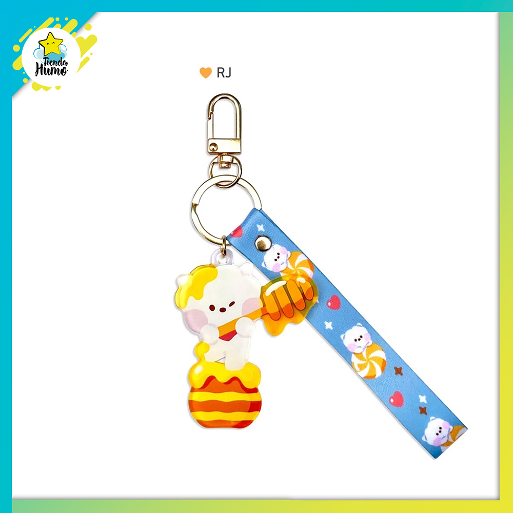 BT21 OFFICIAL - ACRYLIC STRAP KEYRING (SWEETIE)