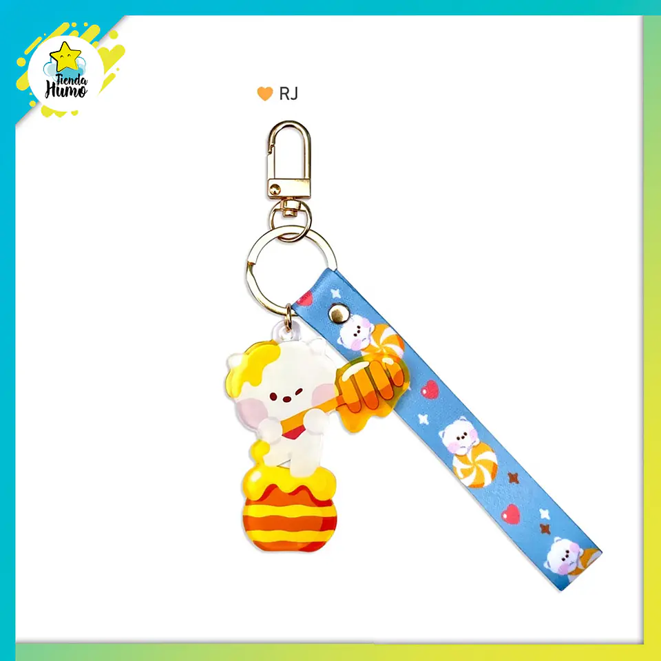BT21 OFFICIAL - ACRYLIC STRAP KEYRING (SWEETIE) 1