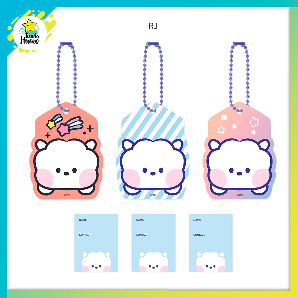 BT21 OFFICIAL - NAME TAG SET (MININI) 3