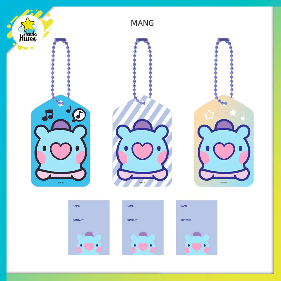 BT21 OFFICIAL - NAME TAG SET (MININI) 5