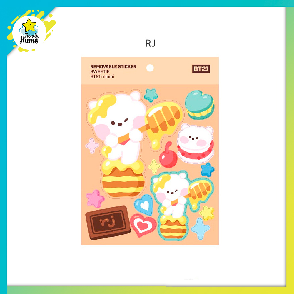 BT21 OFFICIAL - REMOVABLE STICKER (SWEETIE)