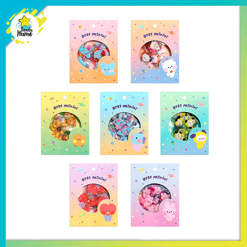 BT21 OFFICIAL - FLAKE STICKER PACK (MININI) 1