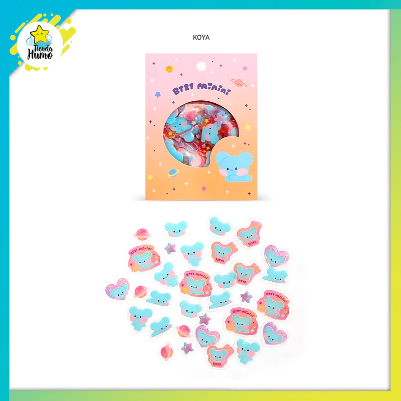 BT21 OFFICIAL - FLAKE STICKER PACK (MININI) 2