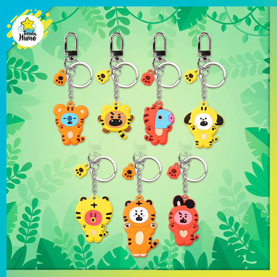 BT21 OFFICIAL - TIGER KEYRING 1