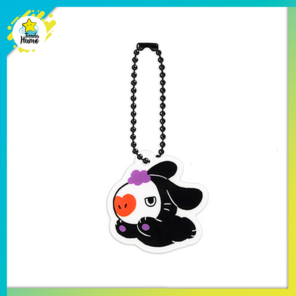 BT21 OFFICIAL - ACRYLIC SIMPLE KEYRING (BLACK RABBIT)