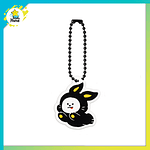 BT21 OFFICIAL - ACRYLIC SIMPLE KEYRING (BLACK RABBIT)