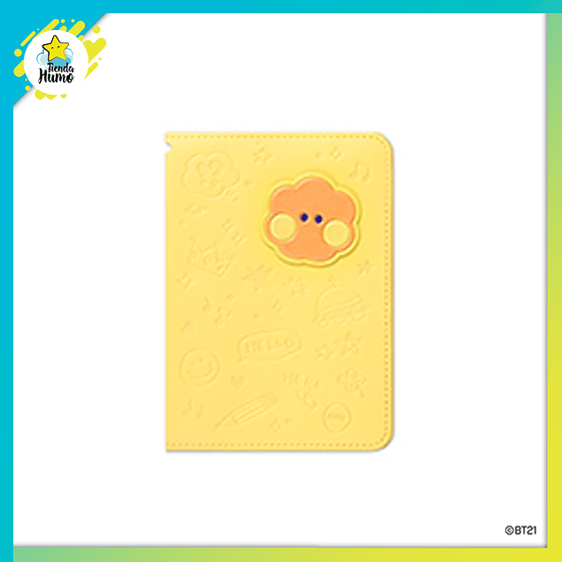 BT21 OFFICIAL - LEATHER PATCH PASSPORT COVER (MININI)
