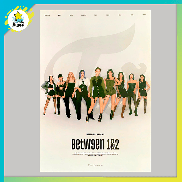 POSTER TWICE - BETWEEN 1&2 (CRYPTOGRAPHY Ver.)