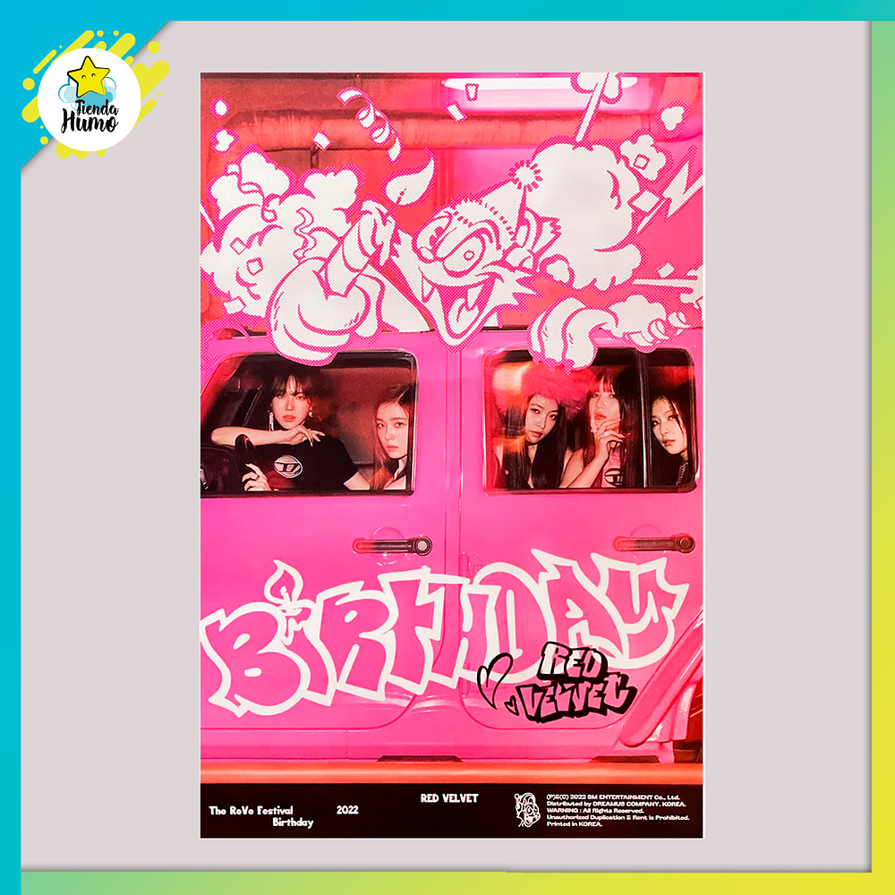 POSTER RED VELVET - BIRTHDAY PHOTOBOOK (Ver. B)