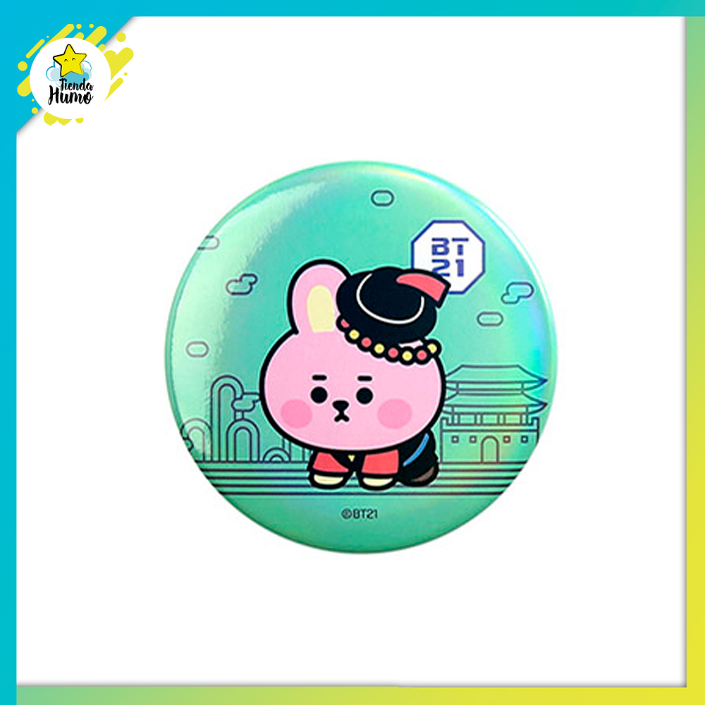 BT21 OFFICIAL - CAN BADGE (HANBOK)