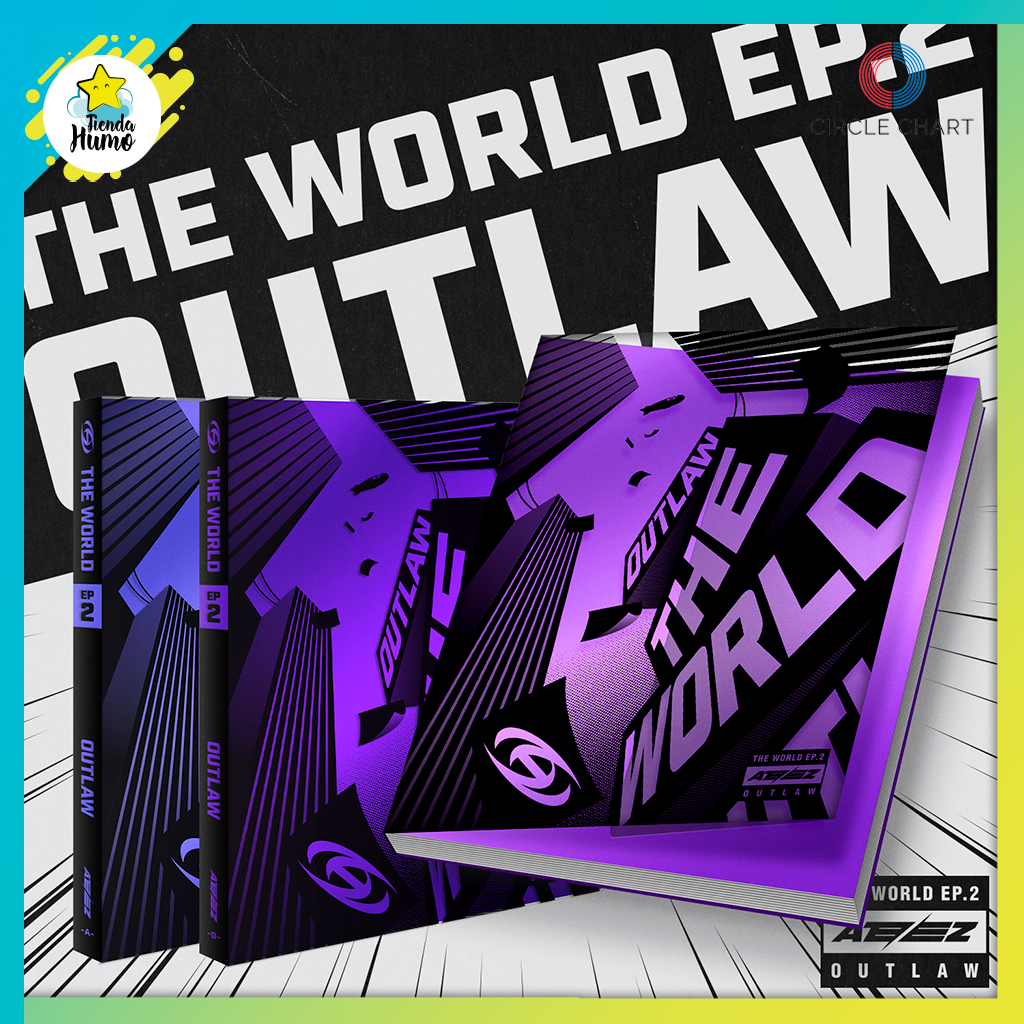 ATEEZ 未開封 ALBUM　OUTLAW　WILL　各 3形態　6枚セット ATEEZ - THE WORLD EP.2 : OUTLAW